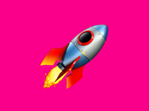 Rocket emoji